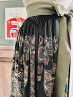 Dirndl apron LOUISE Terracotta/patterned 