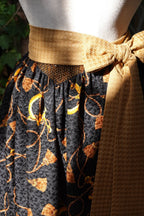 Dirndl apron LOUISE Terracotta/patterned 