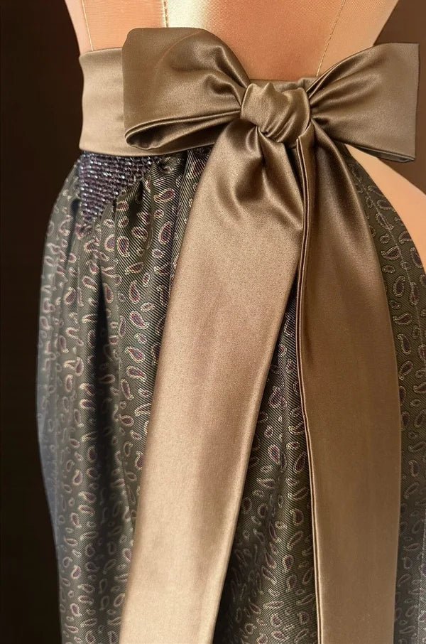 Dirndl apron LOUISE Paisley/Bronze