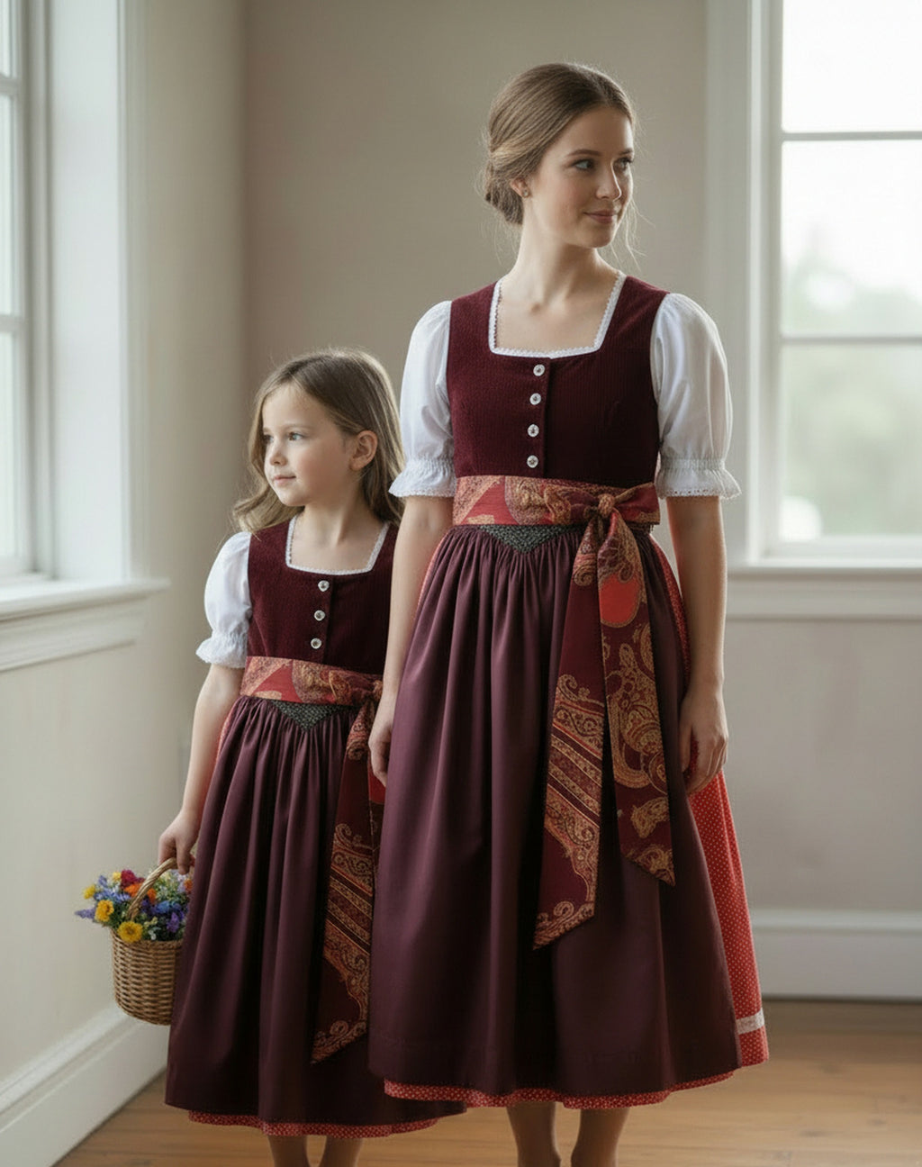 Dirndlschürze ADELE Bordeaux