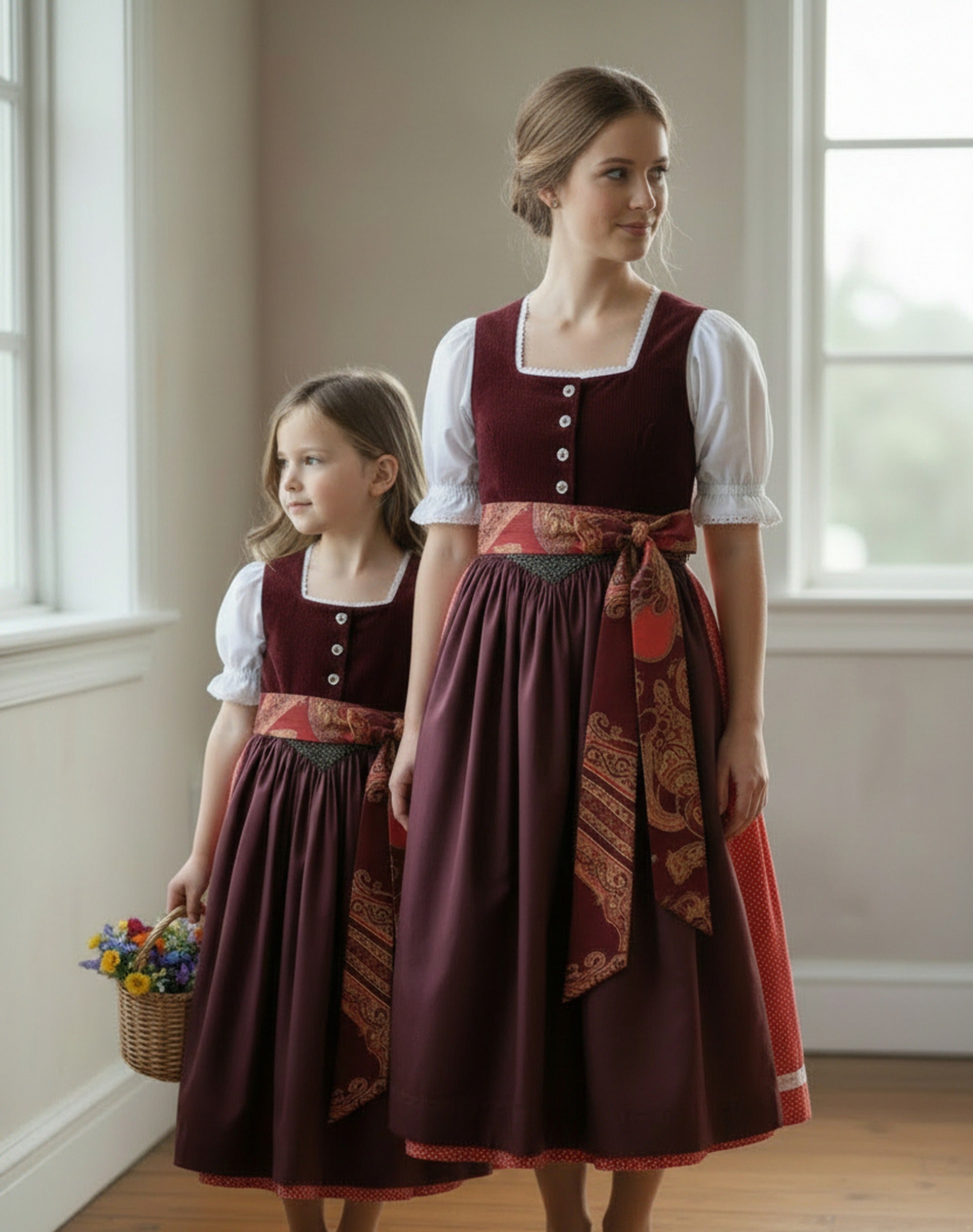 Dirndlschürze ADELE Bordeaux