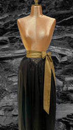 ADELE Black/Gold Dirndl Apron 