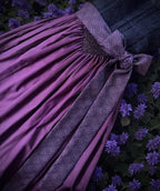 ADELE Dirndl Apron Plum/Dark Purple 