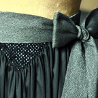 ADELE Dirndl Apron Black/Anthracite 